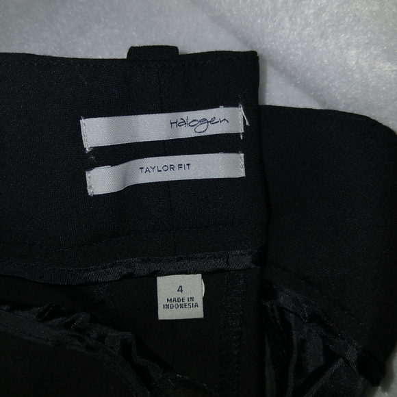 Halogen Black Women's Straight Leg Dress Pants - Picture 3 of 5